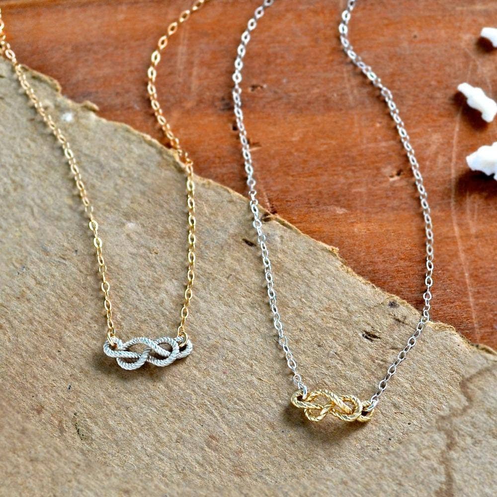 Foamy Wader – wholesale Hänge-/berlockhalsband – Sailor Knot halsband - nautiska rep kärlek knut halsband8