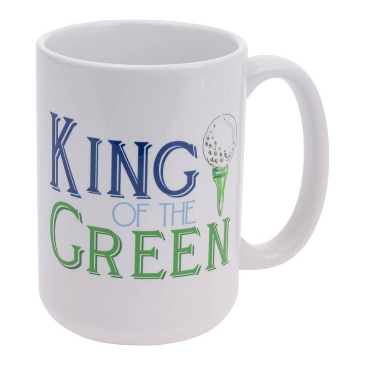 Tasse en céramique King Of The Green 15 oz Rosanne Beck pour la vente par Boston International