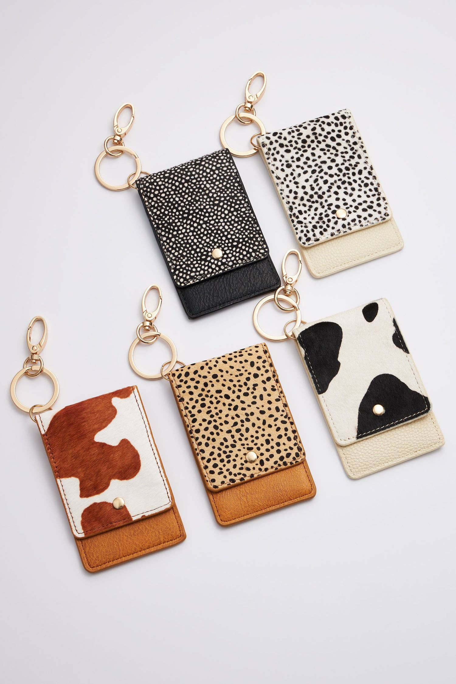 Frem - Wholesale Card Holder - Women's - Animal Print Keychain & ID Card Holder2