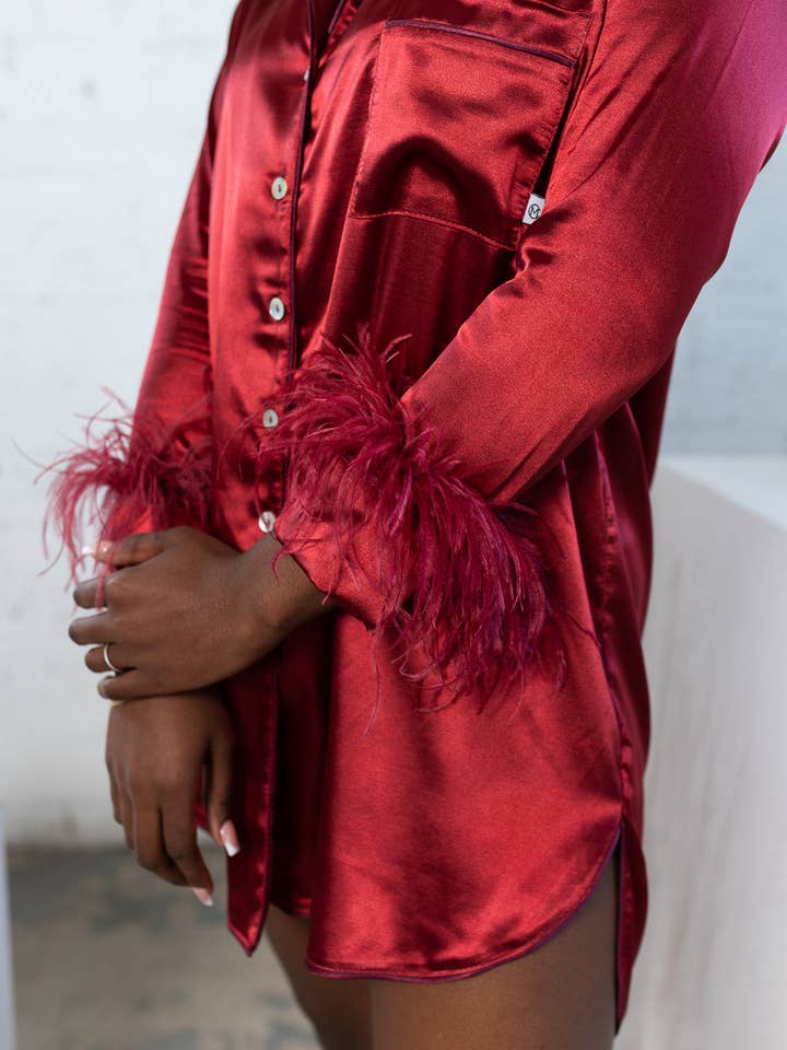 Antonella Rød Søvn Kjole for engroshandel hos Manifiesto