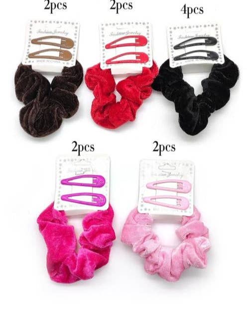 Hair Ties & Mini Hair Clips for wholesale by Lucylou Collection