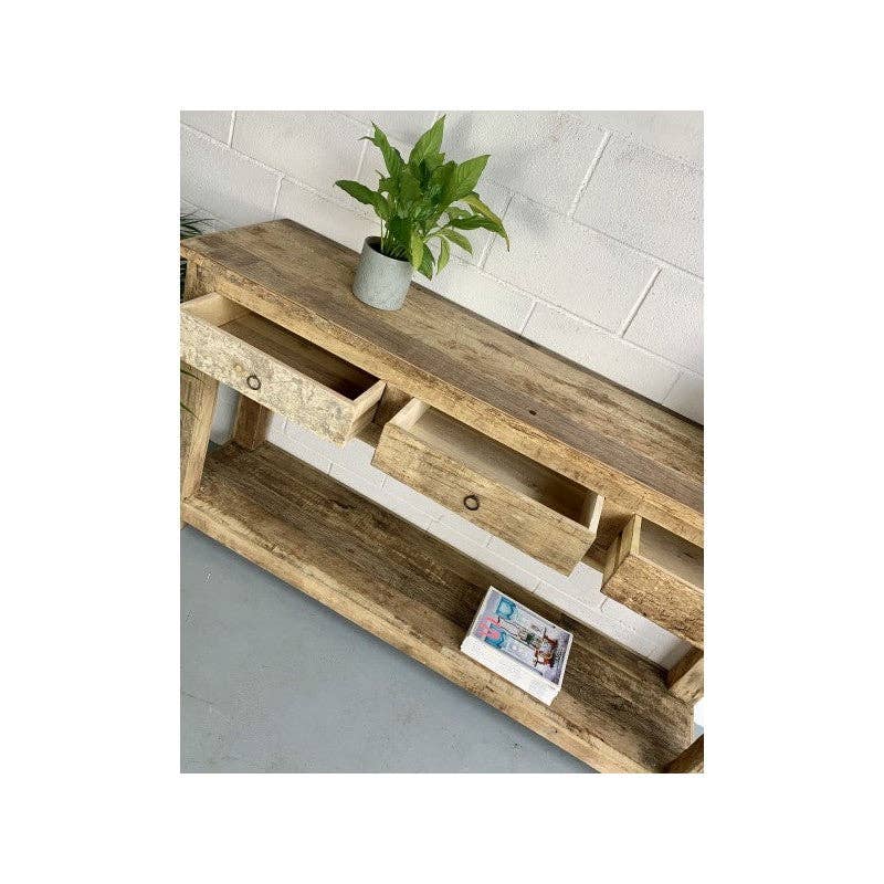 Paloma Black (Casa Natura Design, S.L.) – Engroshandel Skænk – Stor funktionel skænk med 3 skuffer og 1 lang hylde7