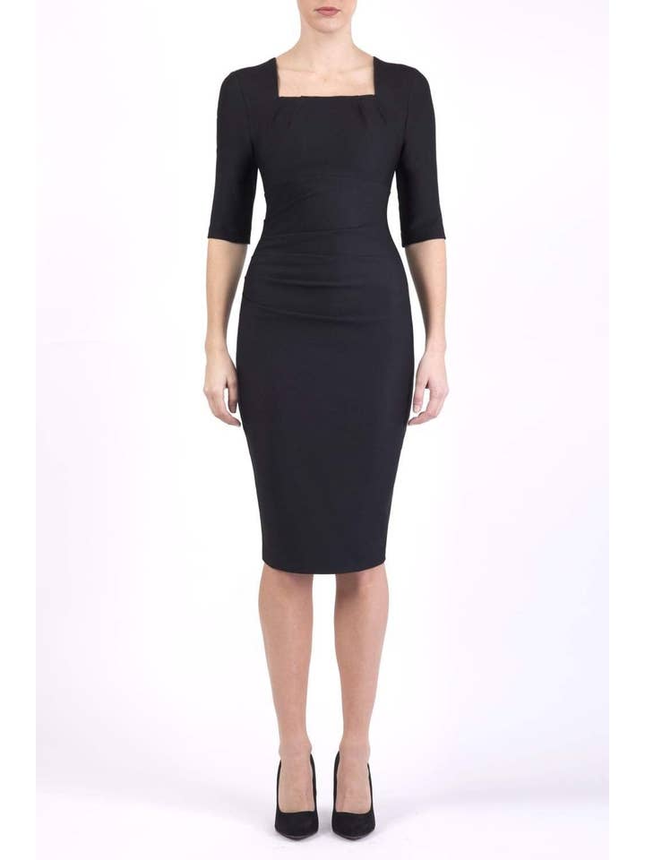 Diva – wholesale Dress – Women's – Seed Lexie Pleated Pencil Dress3