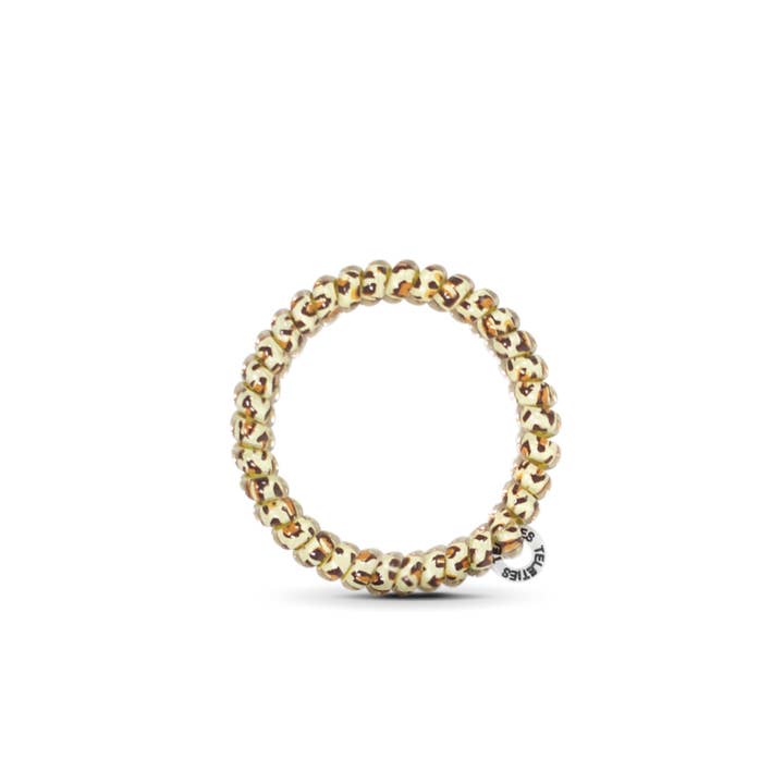 TELETIES - Wholesale Hair Tie - Spiral Hair Coils | Small | Leopard Hair Ties2