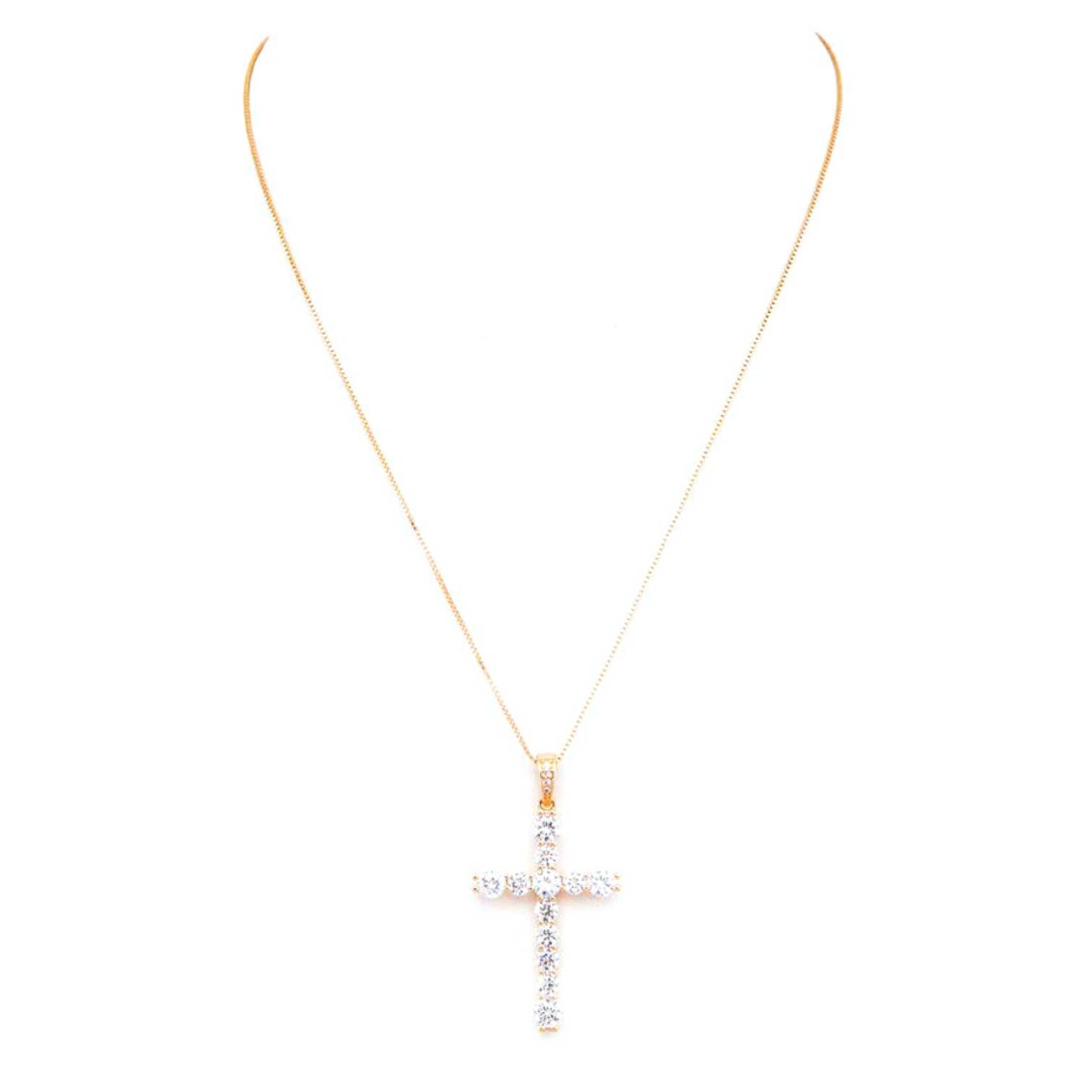 LA Jewelry Plaza - Wholesale Halskettinghanger - CZ kruis hanger ketting3