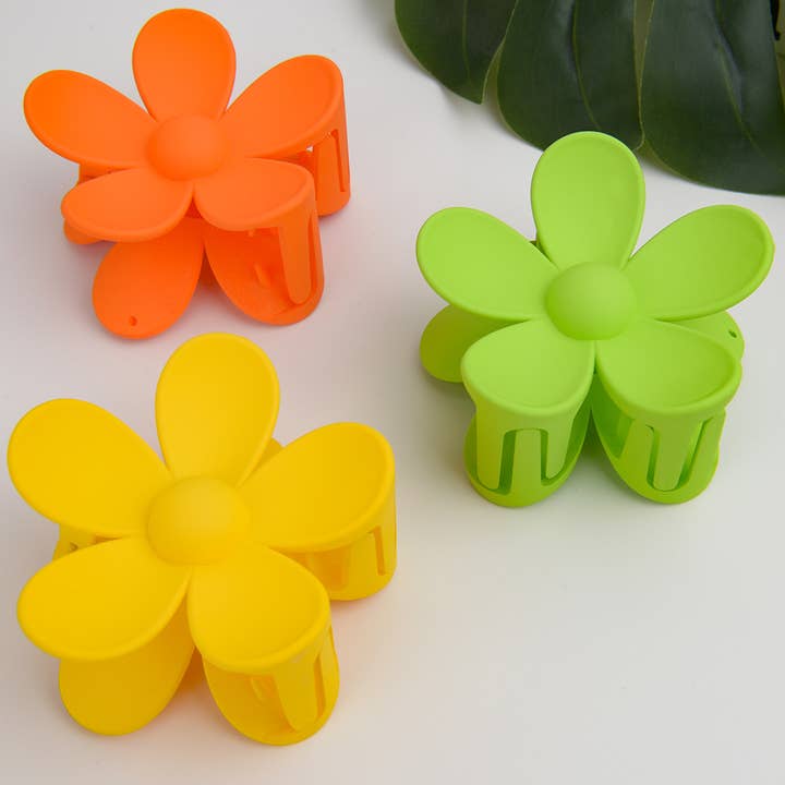 TheDivaSoap - Wholesale Hair clip – Women’s - 2.75'' Cute Large Flower Hair Claw Clips10