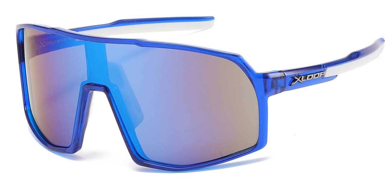 Sunrayzz Imports - Wholesale Sunglasses - Men's - Xloop Sports Wrap Shield Sunglasses x3649-rv0