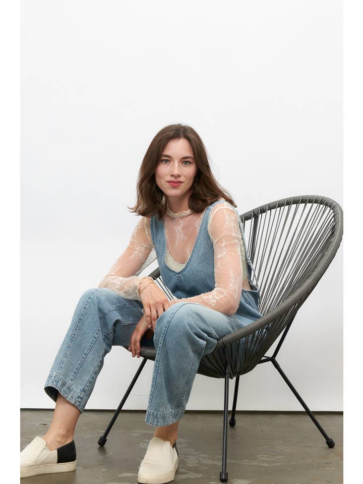 Newbury Kustom - Vente Jean – femme - 80298 - Salopette en jean vintage1