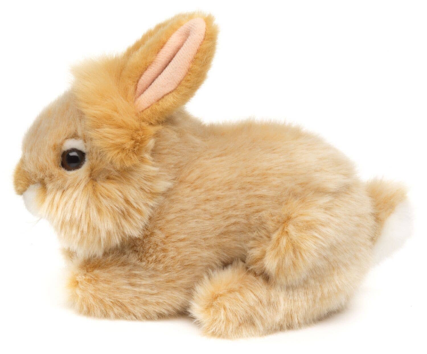 Uni Toys - Wholesale Stuffed/Plush Toy - Kids & Baby - Angora rabbit, lying down (beige) cuddly/plush toy 2
