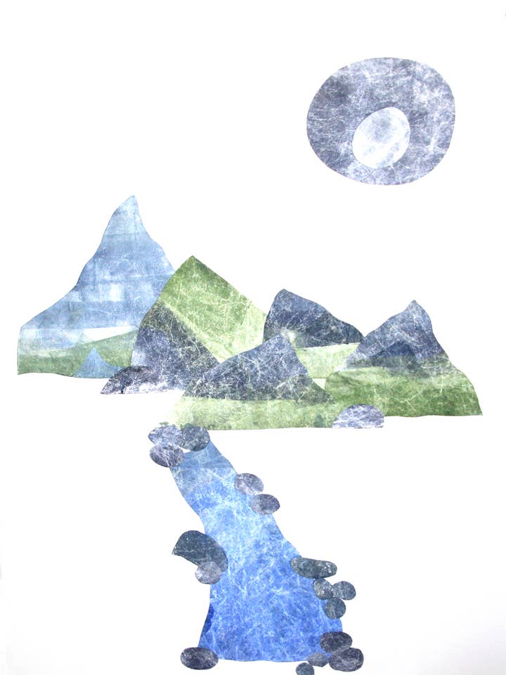 En flod rinner genom den för wholesale av Artxtiles