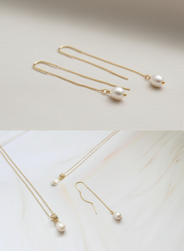 iBijoux - Wholesale Jewelry Set - Freshwater Pearl Necklace Earrings Set (1S01)3