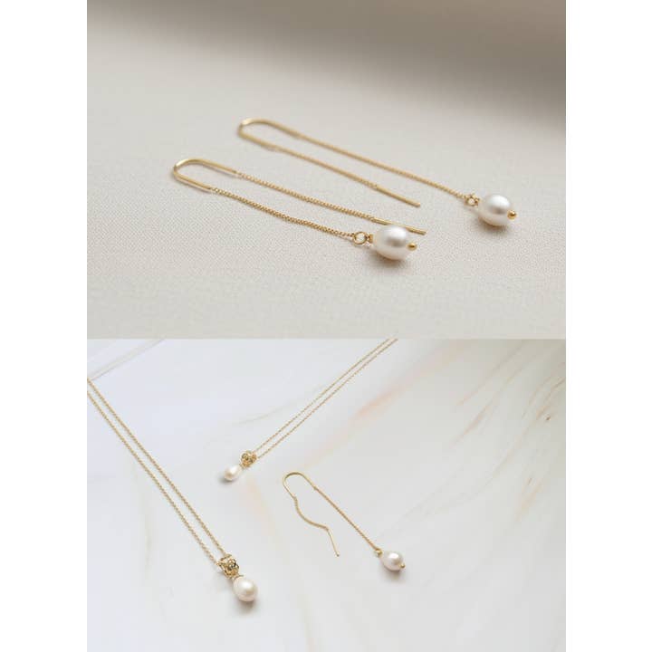 iBijoux - Wholesale Jewelry Set - Freshwater Pearl Necklace Earrings Set (1S01)3