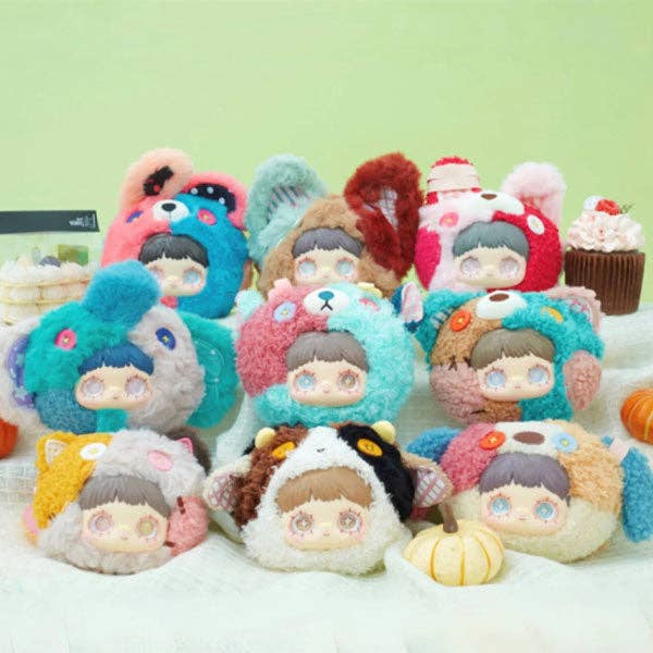 Showcase - Wholesale Keychain - Women's - MayMei Once Forgotten Corners Series Kawaii Plush Doll Head Keyring Blind Box (1pc)2