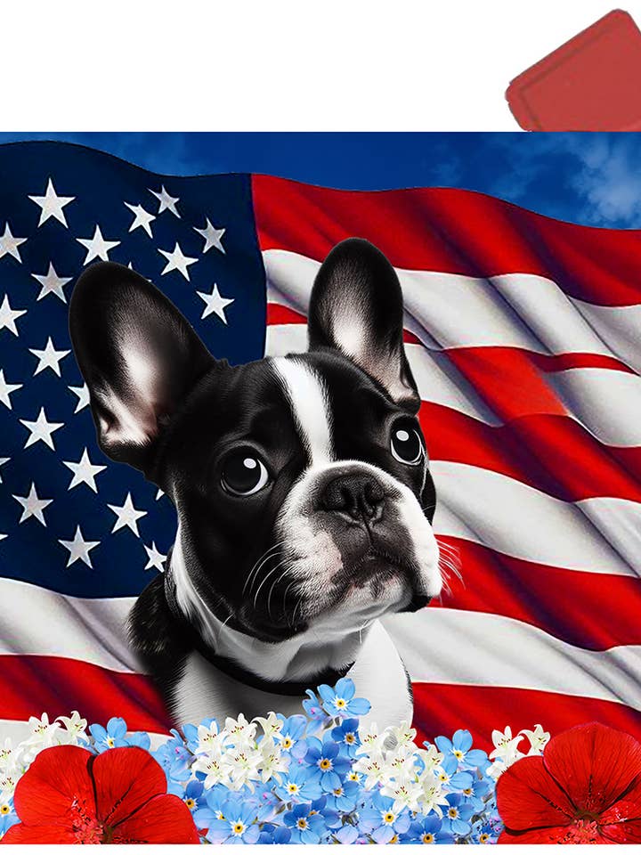 Bulldog francese, bianco/nero, copertina per cassetta postale a forma di cane per la vendita all'ingrosso da parte di Best of Breed Products