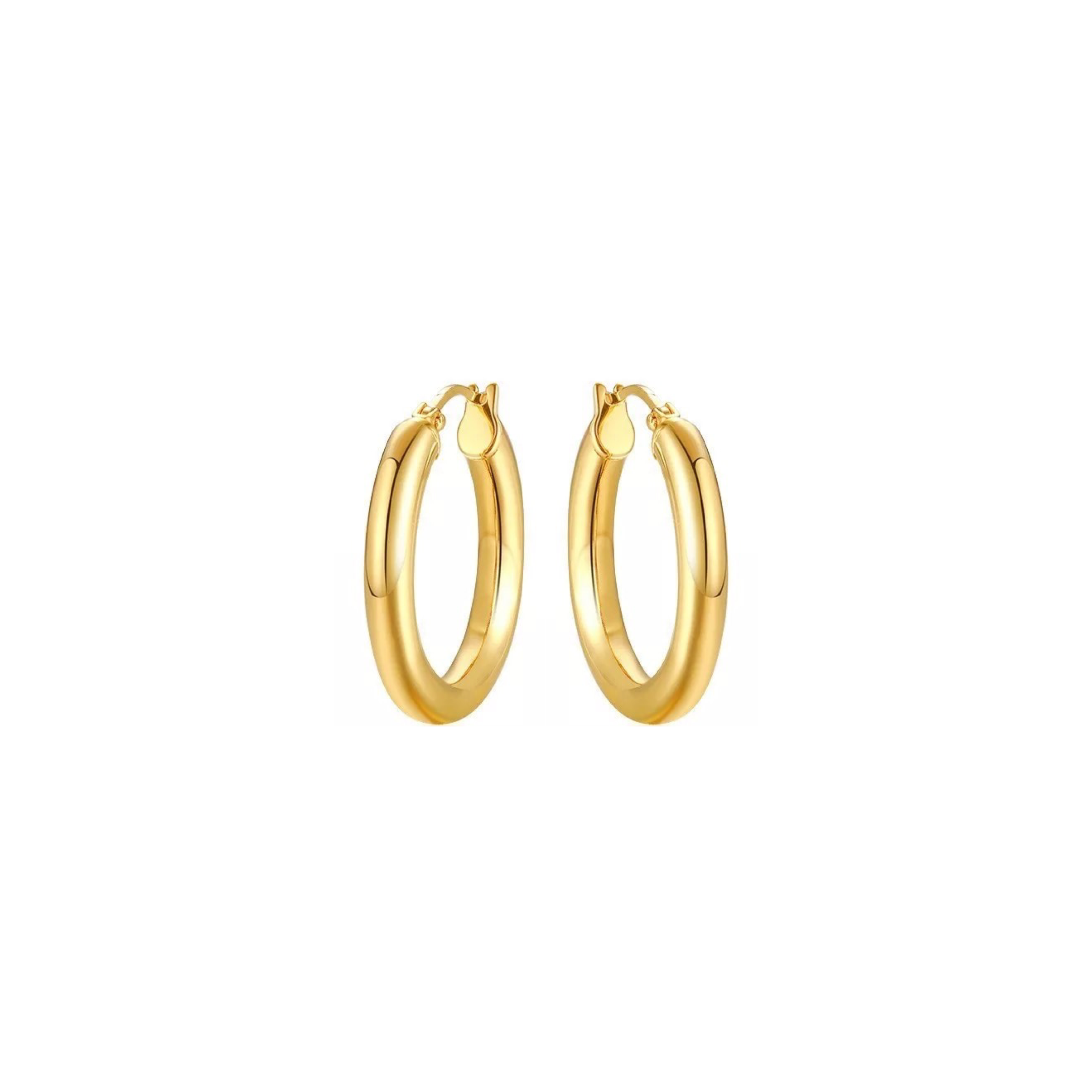 KIKICHIC - Wholesale Hoop Earrings - Medium Thick Hoops Earrings 25mm6