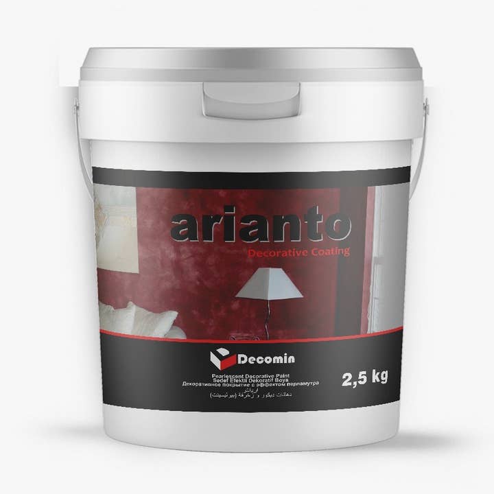 Decomin - Wholesale Muurverf - ARIANTO Parelmoer Siloxaan decoratieve verf 2,5 KG0