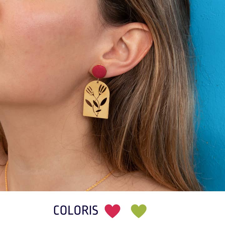 Idylle earrings for wholesale by Délicat Fracas