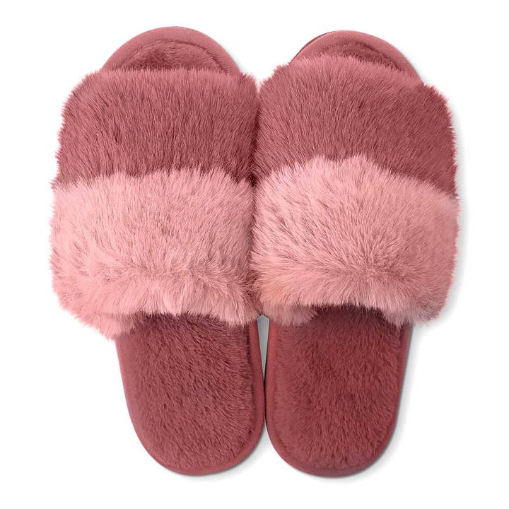 DM Merchandising - Wholesale Slippers – Women's - Hello Mello Cotton Candy Puff Slippers Open Stock4
