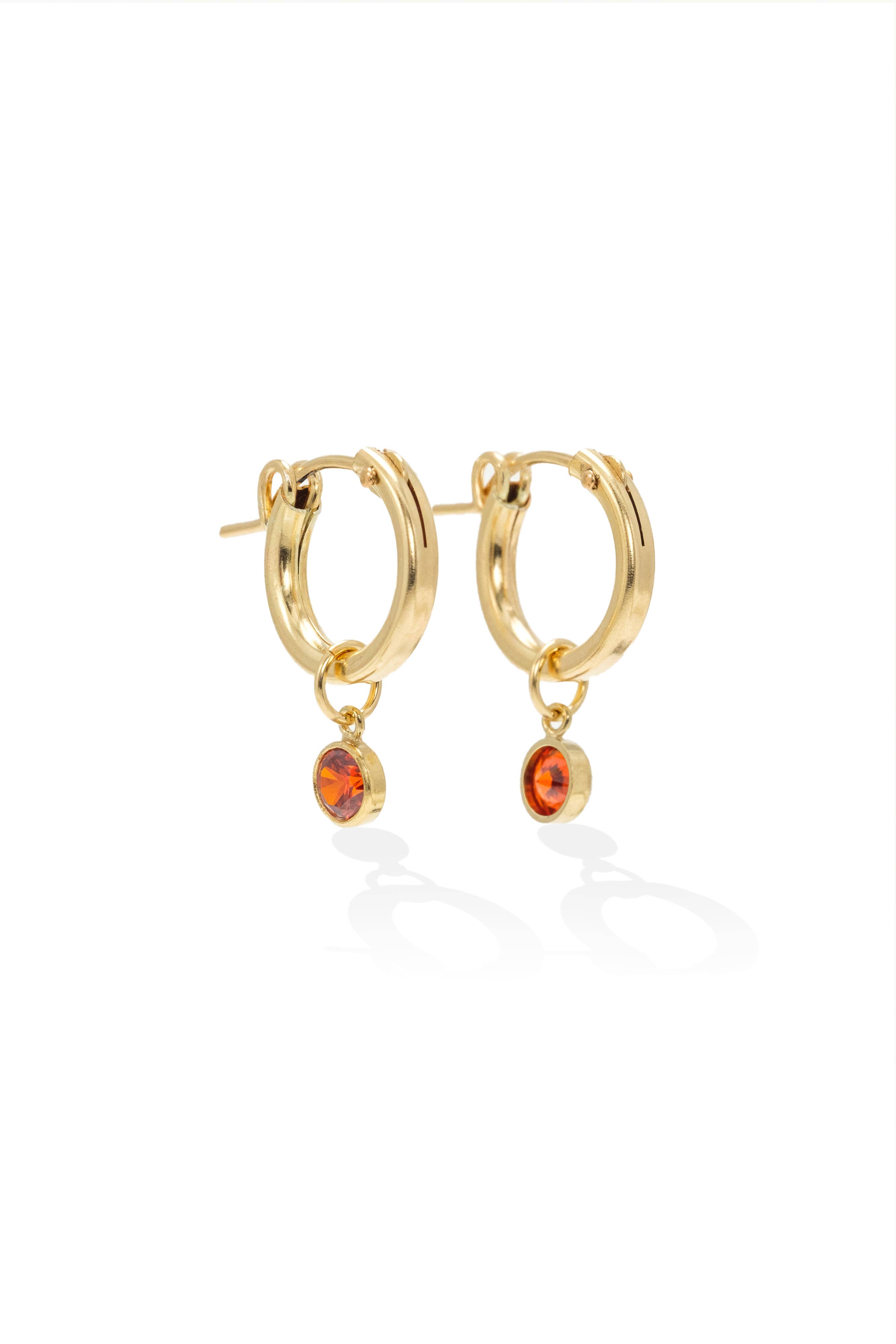 Lover's Tempo Jewelry - Wholesale Hoop Earrings - Birthstone Gold-Filled Hoop Earrings0