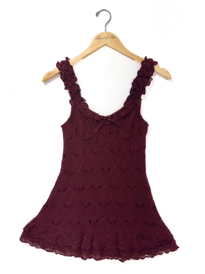 Amber Mini Dress | Rose Knit for wholesale by Heart of Sun