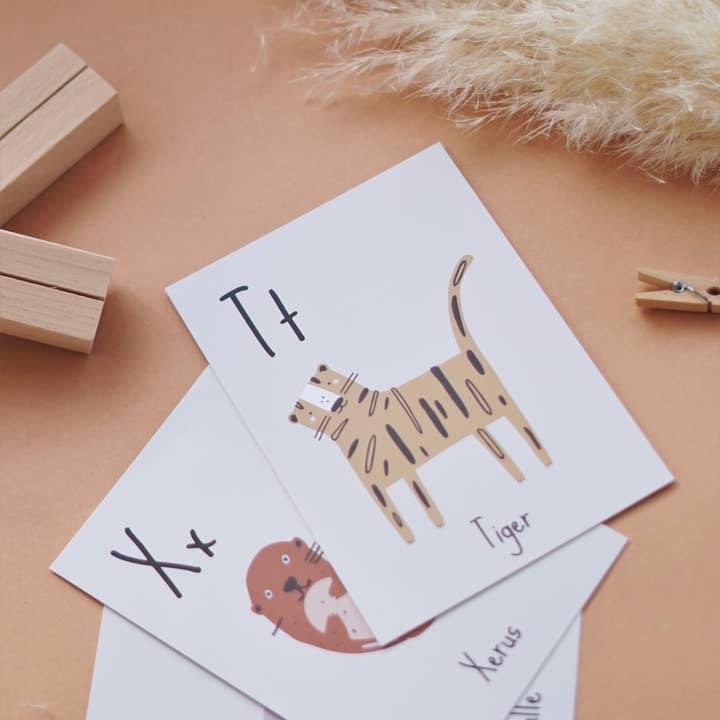 ABC Kartenset Tiere für den Großhandel von Modern Kids Art