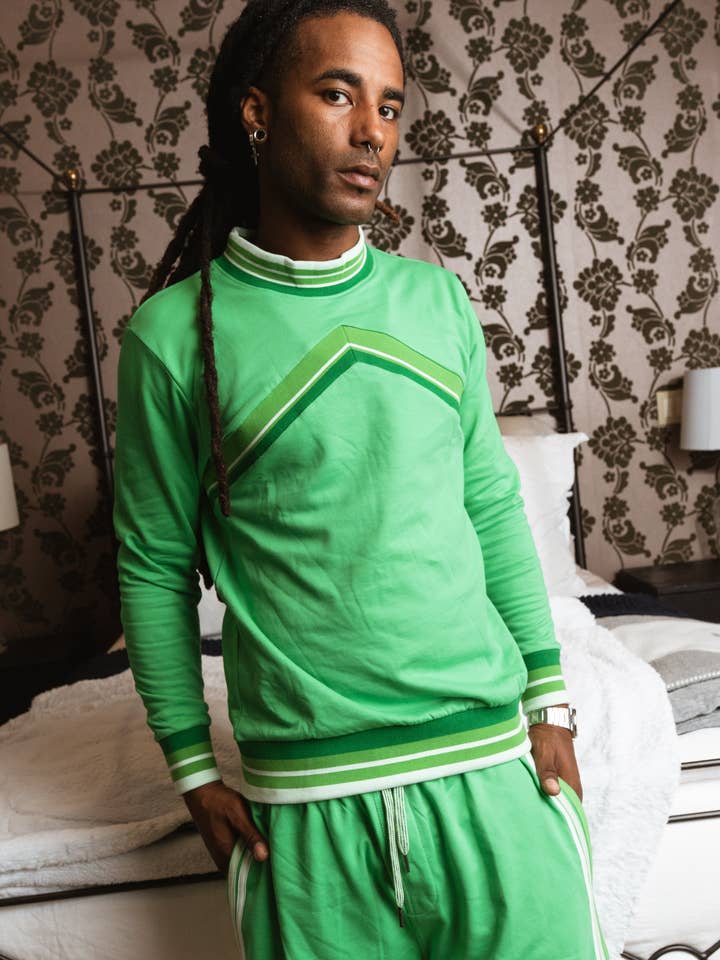 Palm Vintage Chevron Pullover for wholesale by Magic Collective