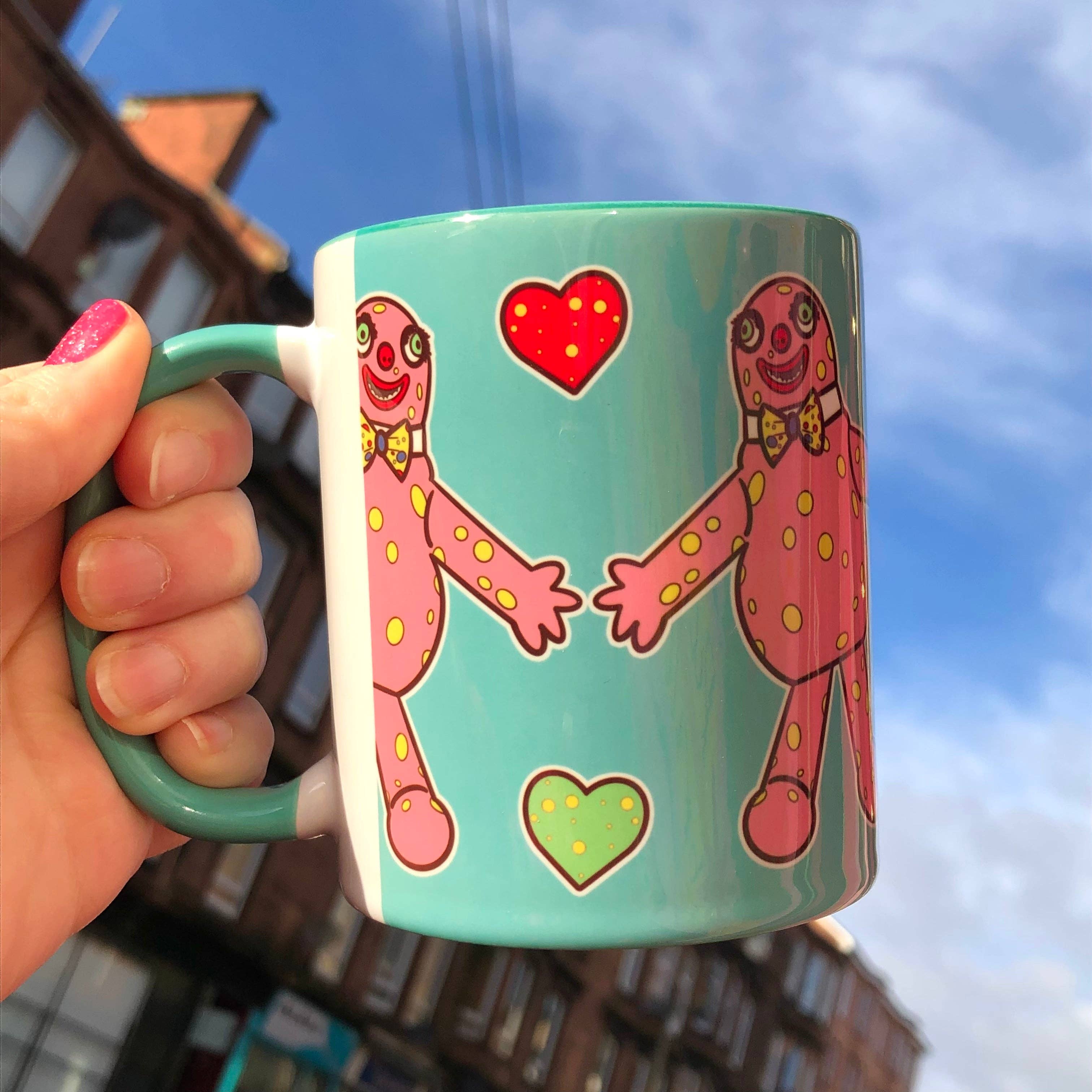 PaintsPylons - Wholesale Coffee Mug - Blobby Love Mug - Case of 21