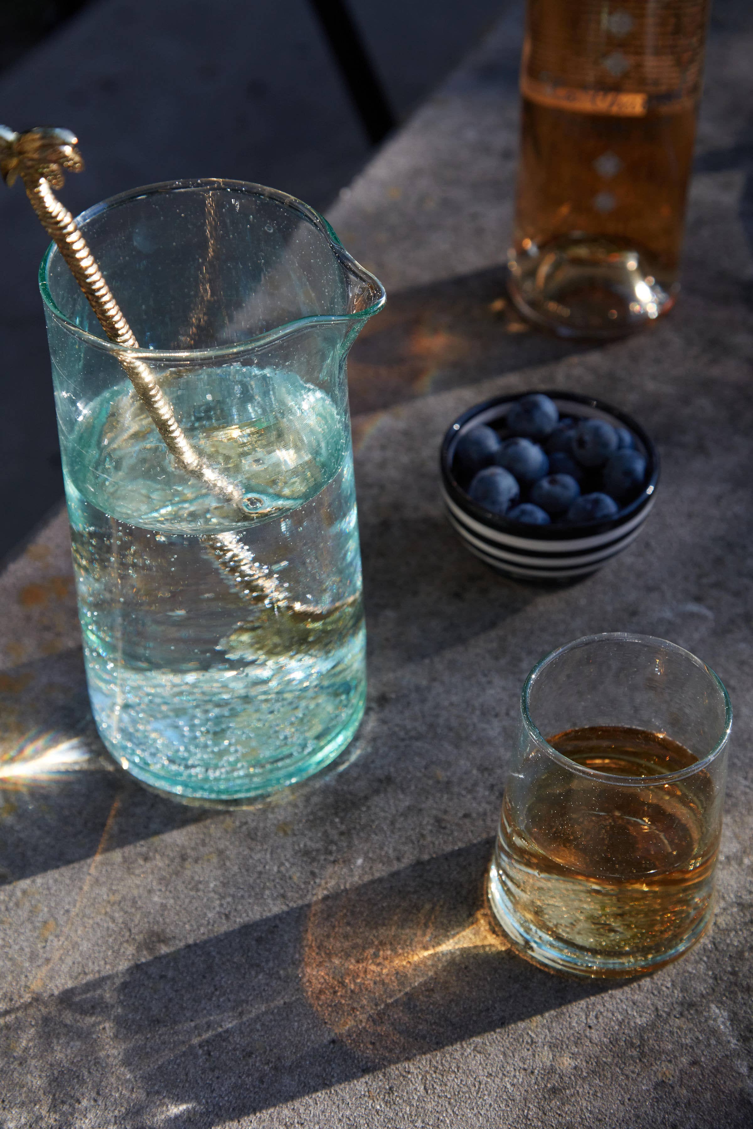 Voyage - Wholesale Cocktail/Liquor Glass - Moroccan Cocktail Glass Blue (24)9