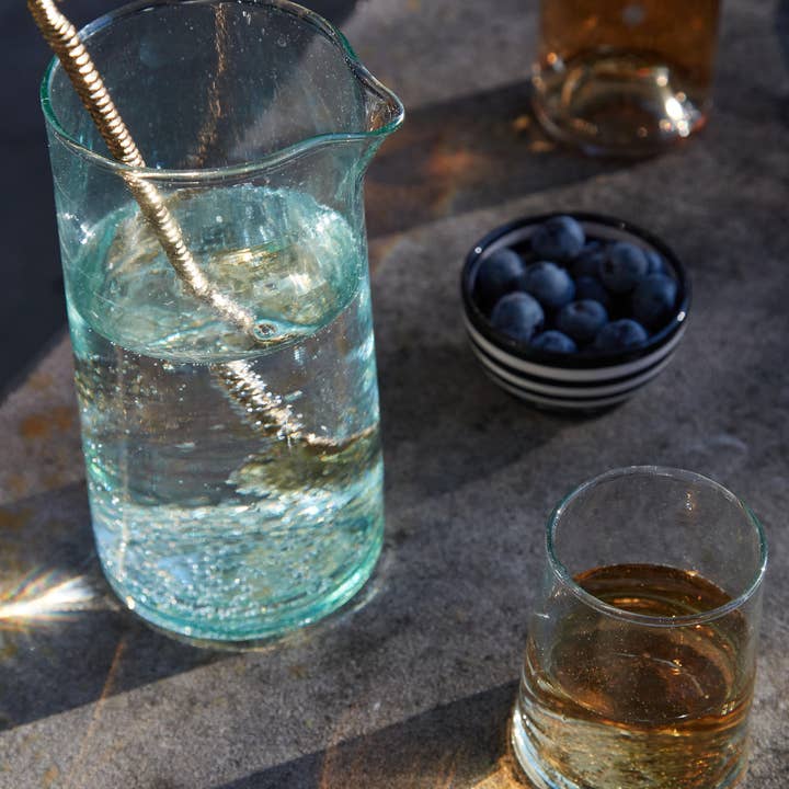 Voyage - Wholesale Cocktail/Liquor Glass - Moroccan Cocktail Glass Blue (24)9