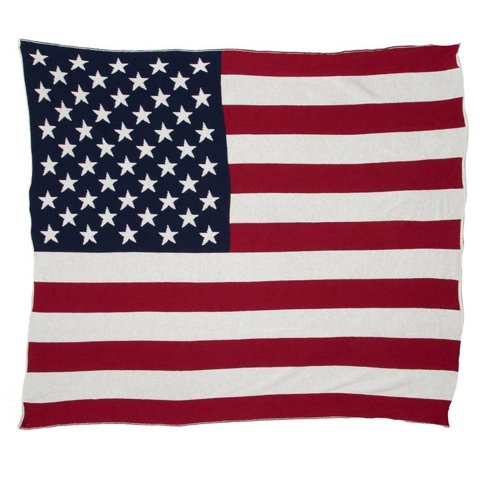 In2Green - Wholesale Throw Blanket - American Flag Throw Blanket