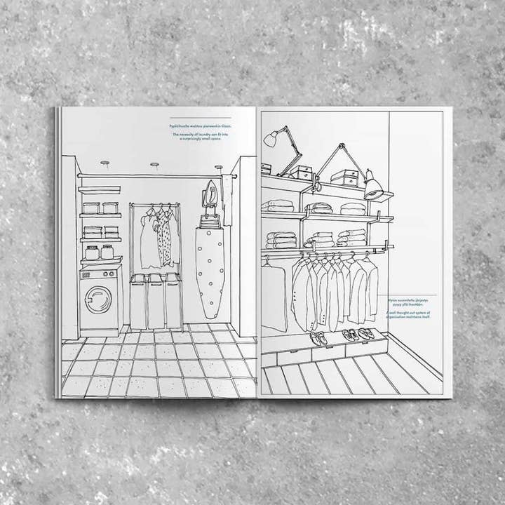 Everyday Design - Wholesale Coloring & Activity Book - Adult - LOFT interior design coloring book1