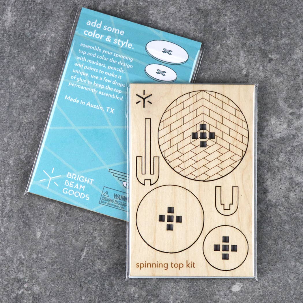 Bright Beam Goods - Wholesale DIY Craft Kit - Geometric Spinning Top Kit2