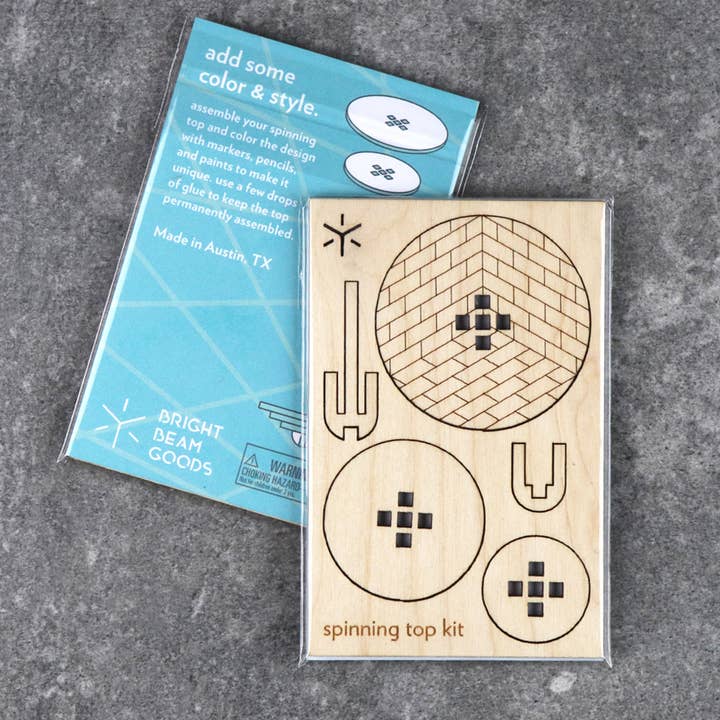 Bright Beam Goods - Wholesale DIY Craft Kit - Geometric Spinning Top Kit2