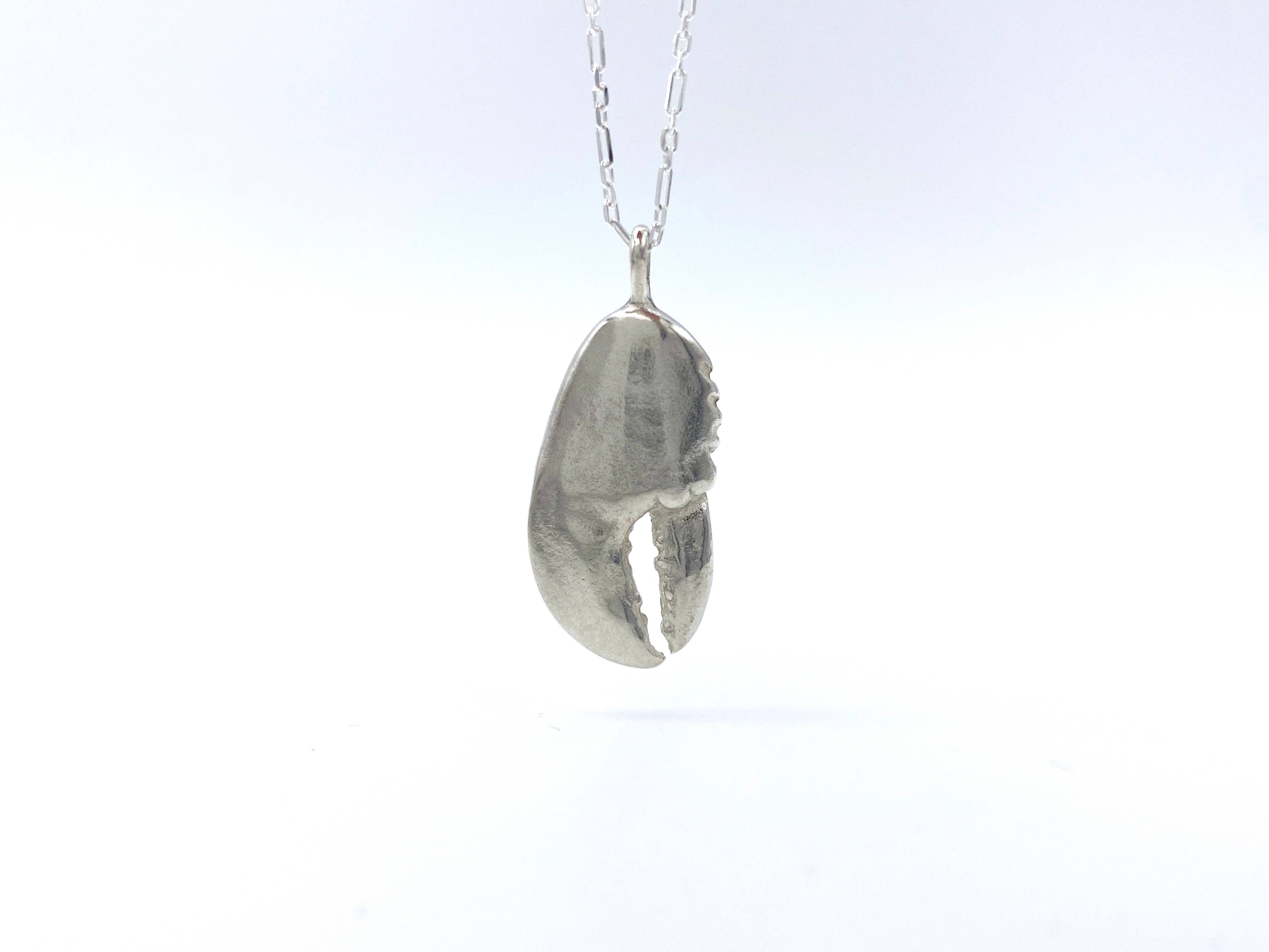 Blue Dot Jewelry - Wholesale Pendant/Charm Necklace - Silver Lobster Claw Necklace1