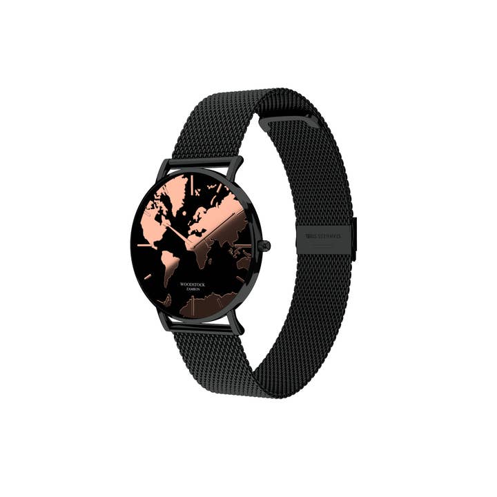 Woodstock Zambon - Venta al por mayor Reloj de pulsera - Unisex - Reloj impermeable Midnight