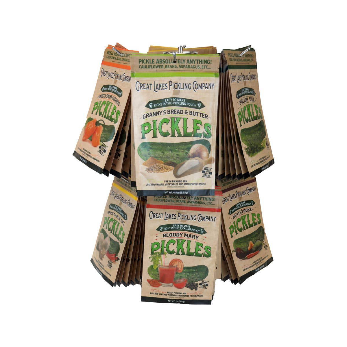 Great Lakes Pickling Company LLC - Wholesale Retailer Display - Food & Drink - Product Spinner2