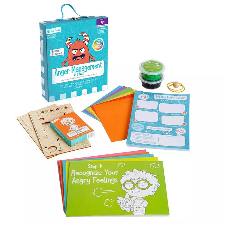 Open The Joy - Wholesale DIY Craft Kit - Kids - Colorful Anger Management Box2
