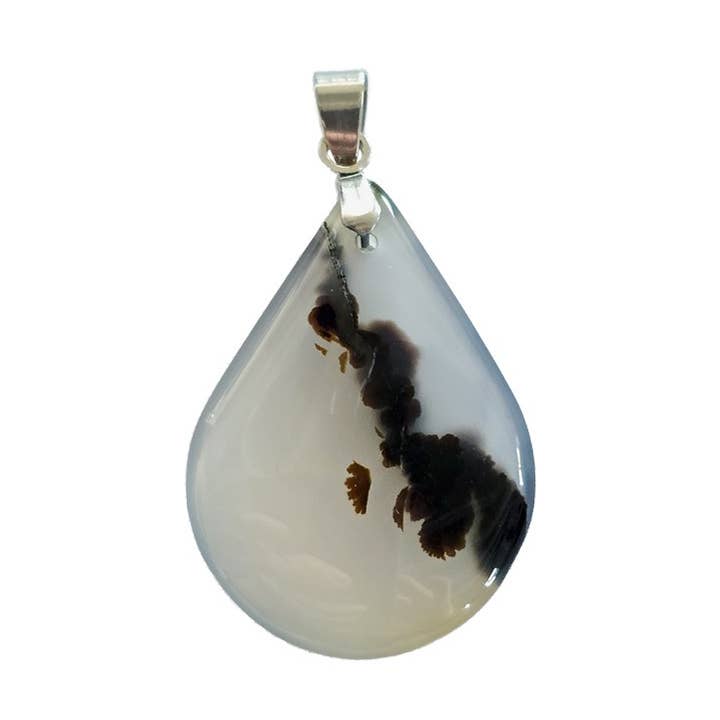 Madagascar Agate pendant drop of 3 to 3.5 cm for wholesale by Artisans de Madagascar