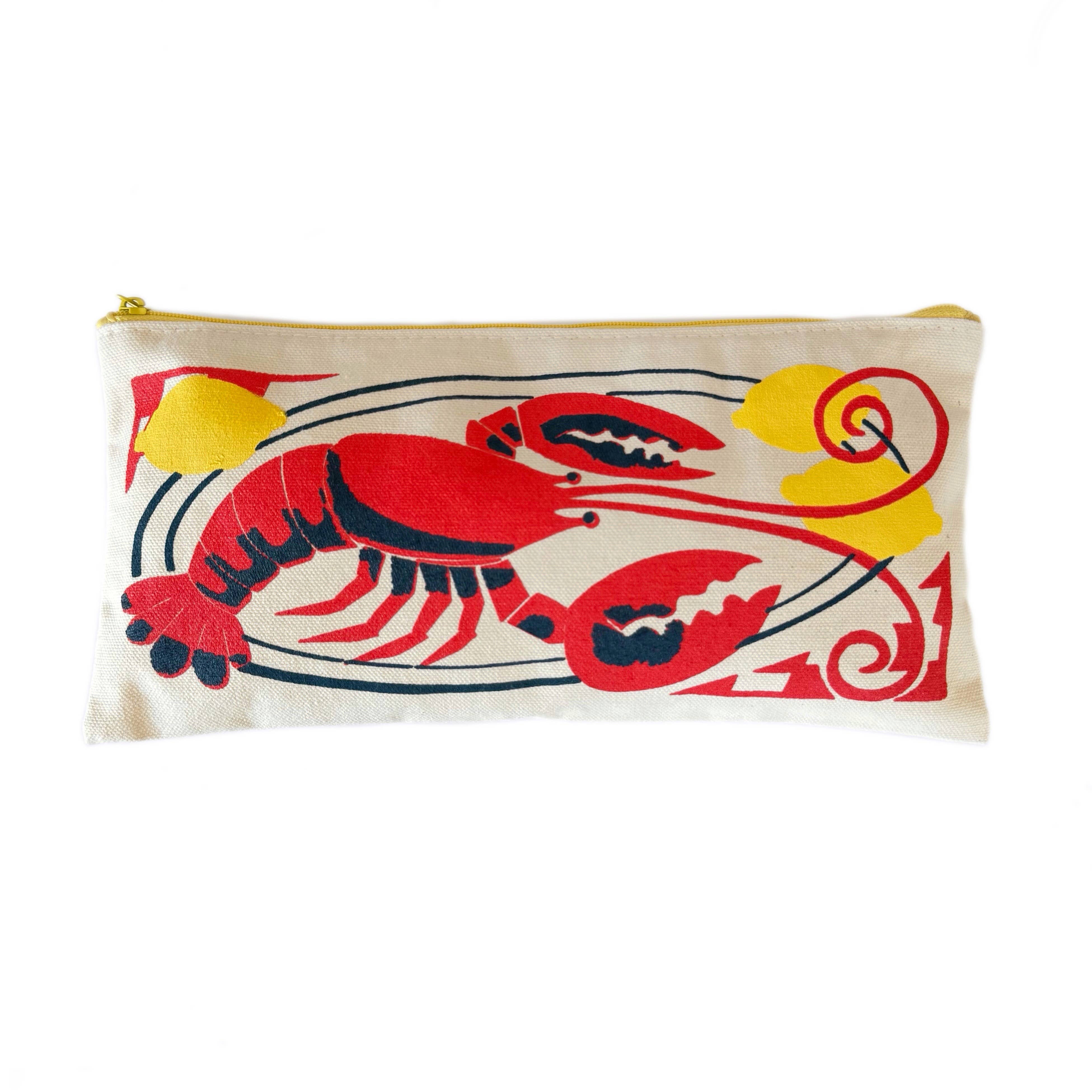 Pier Six Press - Vente Pochette – femme - Pochette de Voyage Homard1