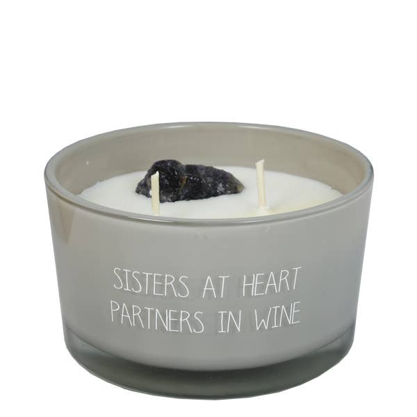 VELA DE SOJA - IRMÃS DE CORAÇÃO, PARCEIRAS NO VINHO por atacado de My Flame Lifestyle