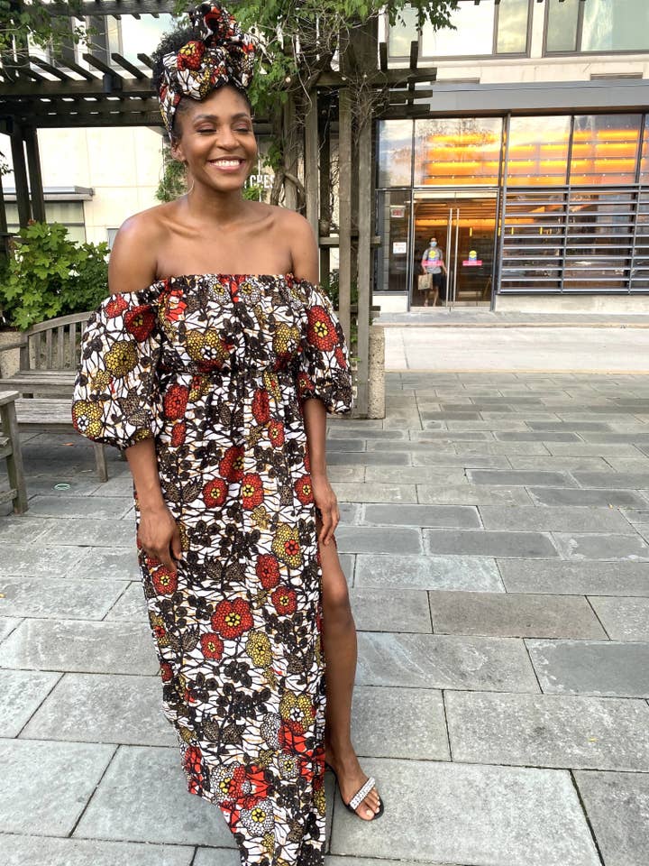 Wemmy Maxi Dress With High Slit and Off Shoulder for wholesale by YTPshop