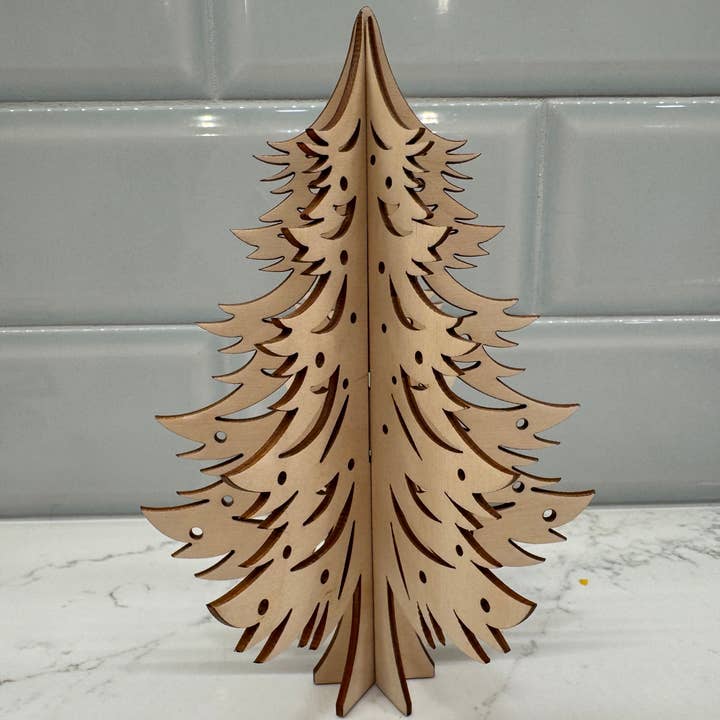 3D Tree - Snowy for wholesale by Wilkerson Handmade
