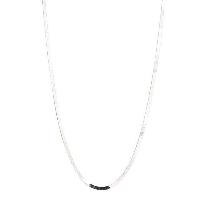 Collana in argento Flat Link per la vendita all'ingrosso da parte di Juulry