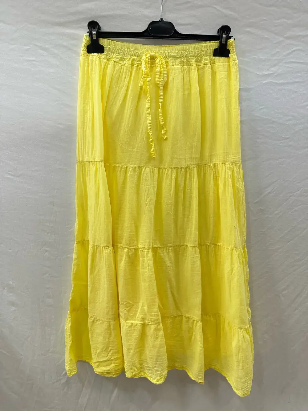 Mimi & Gogo – Engroshandel Nederdel - Dame – Lang bomuldsvoile nederdel med foer og elastik i taljen7