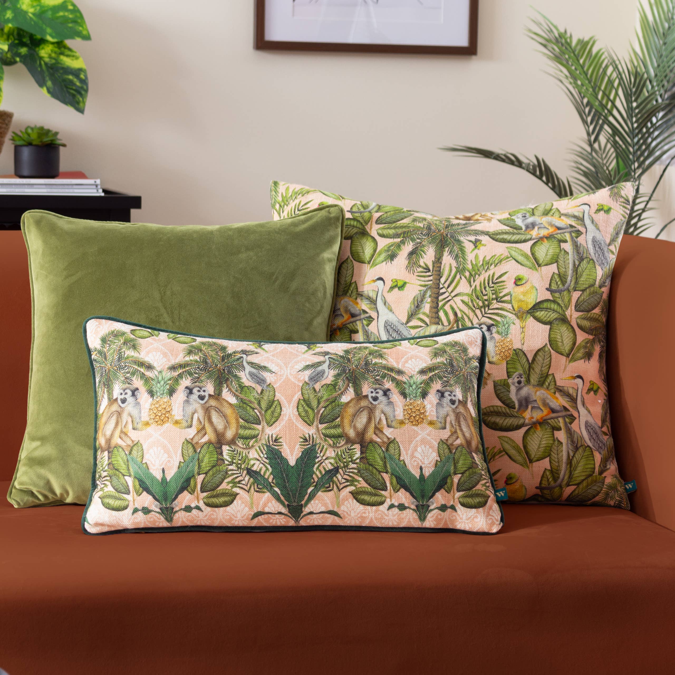 Valera Tomai Jungle Tropical Cushion Multicolour for wholesale on Faire5