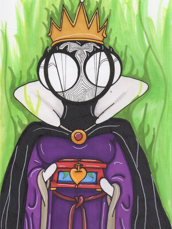 Evil Queen Art Print for wholesale by Harth Creations