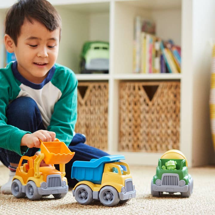 Green Toys - Wholesale Toy Car/Truck - Kids - Construction Vehicle - 3 Pack NEW Packaging