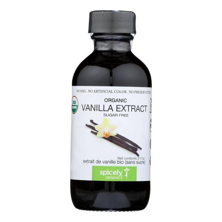Spicely Organics - Organic Extract - Vanilla - Case Of 6 - 2 Fl Oz. for wholesale by Ware Spark