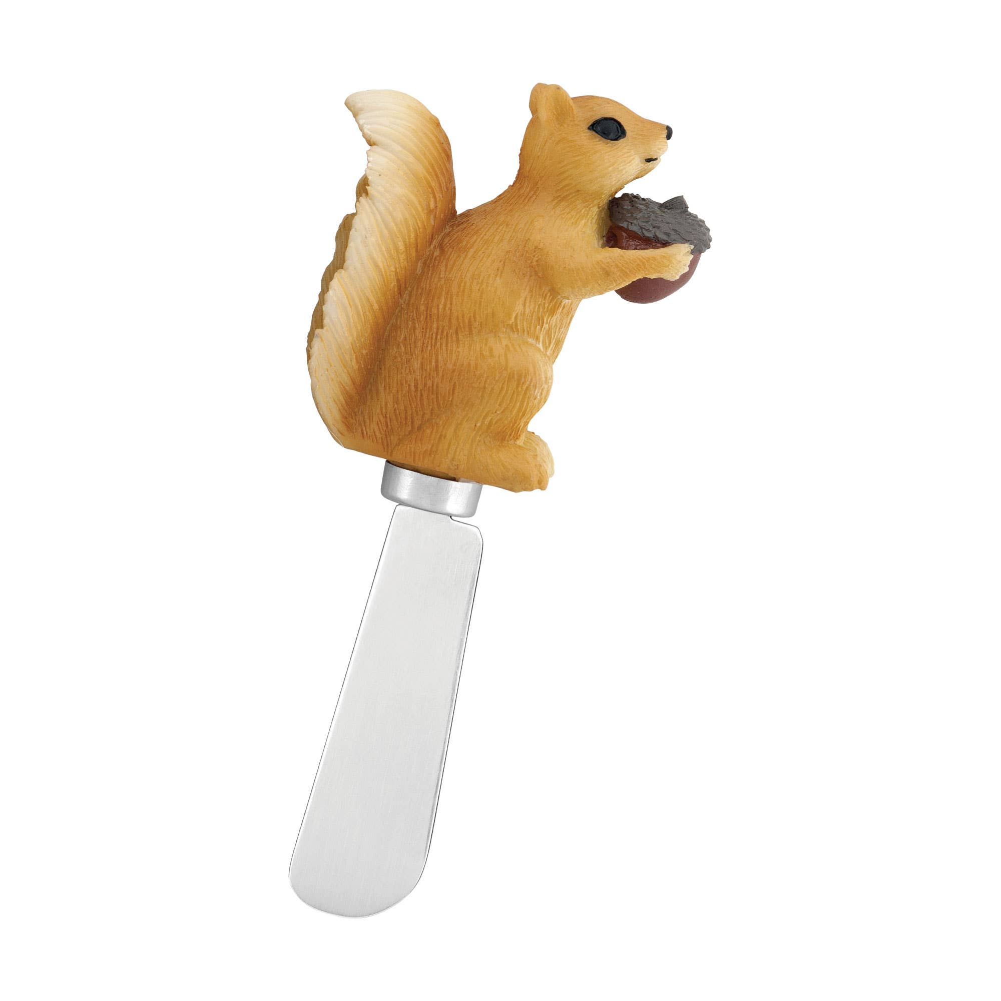 Supreme Housewares - Wholesale Cheese Spreader - Squirrels Polyresin Cheese Spreader1