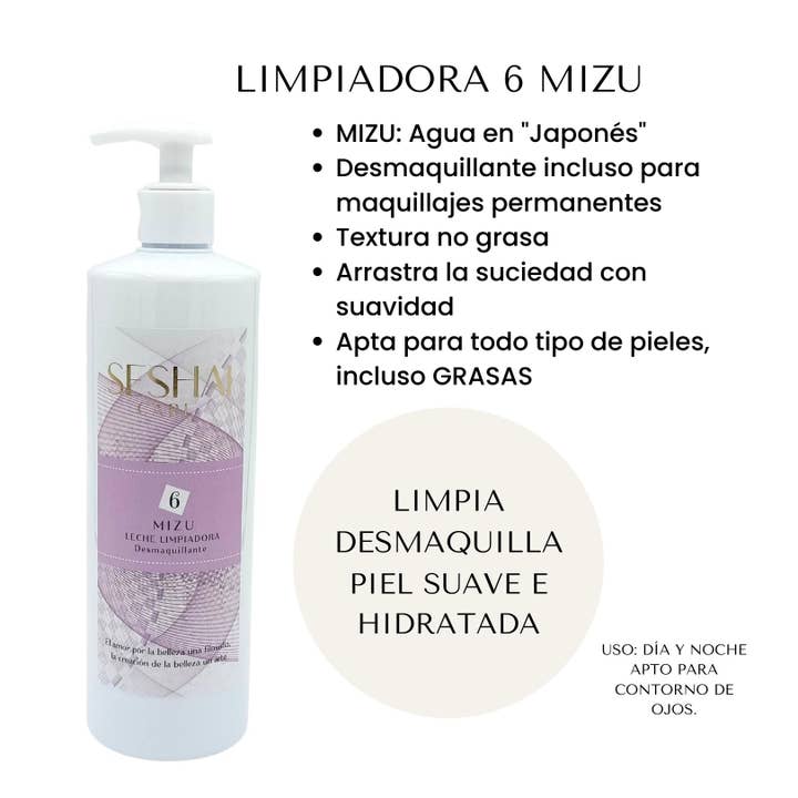 SESHAI CARE - Vente Démaquillants - NETTOYANT DÉMAQUILLANT MIZU2